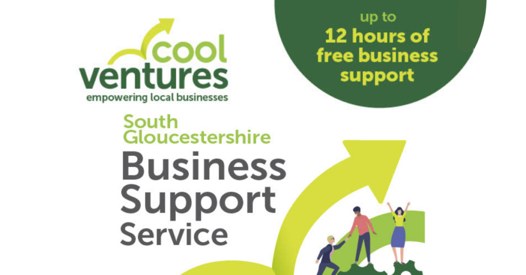 Cool Ventures. Empowering Local Businesses. Up to 12 hours of Free Business support. South Gloucestershire business support service.