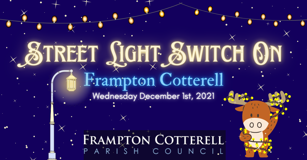 Street Light Switch On. Frampton Cotterell. Wednesday December 1st, 2021.