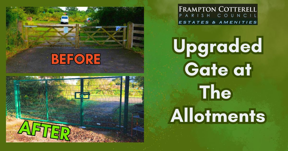 Upgraded Gate at the Allotments