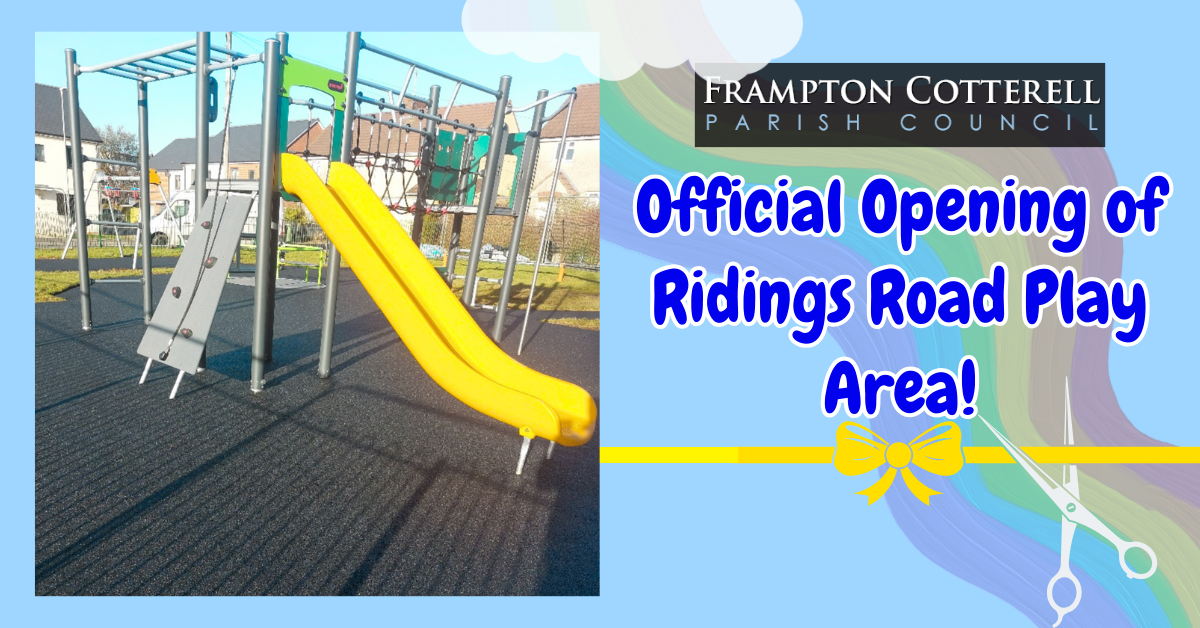 Official Opening of Ridings Road Play Area!