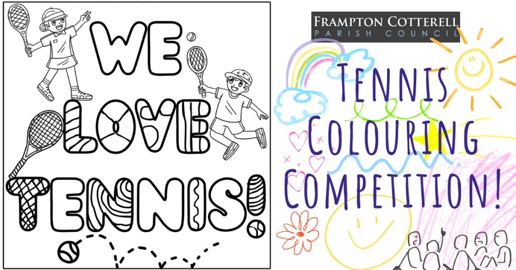 Frampton Cotterell Parish Council. Tennis Colouring Competition!