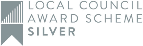 Local Council Award Scheme: Silver. Contains a link to the National Association of Local Council's award scheme website.